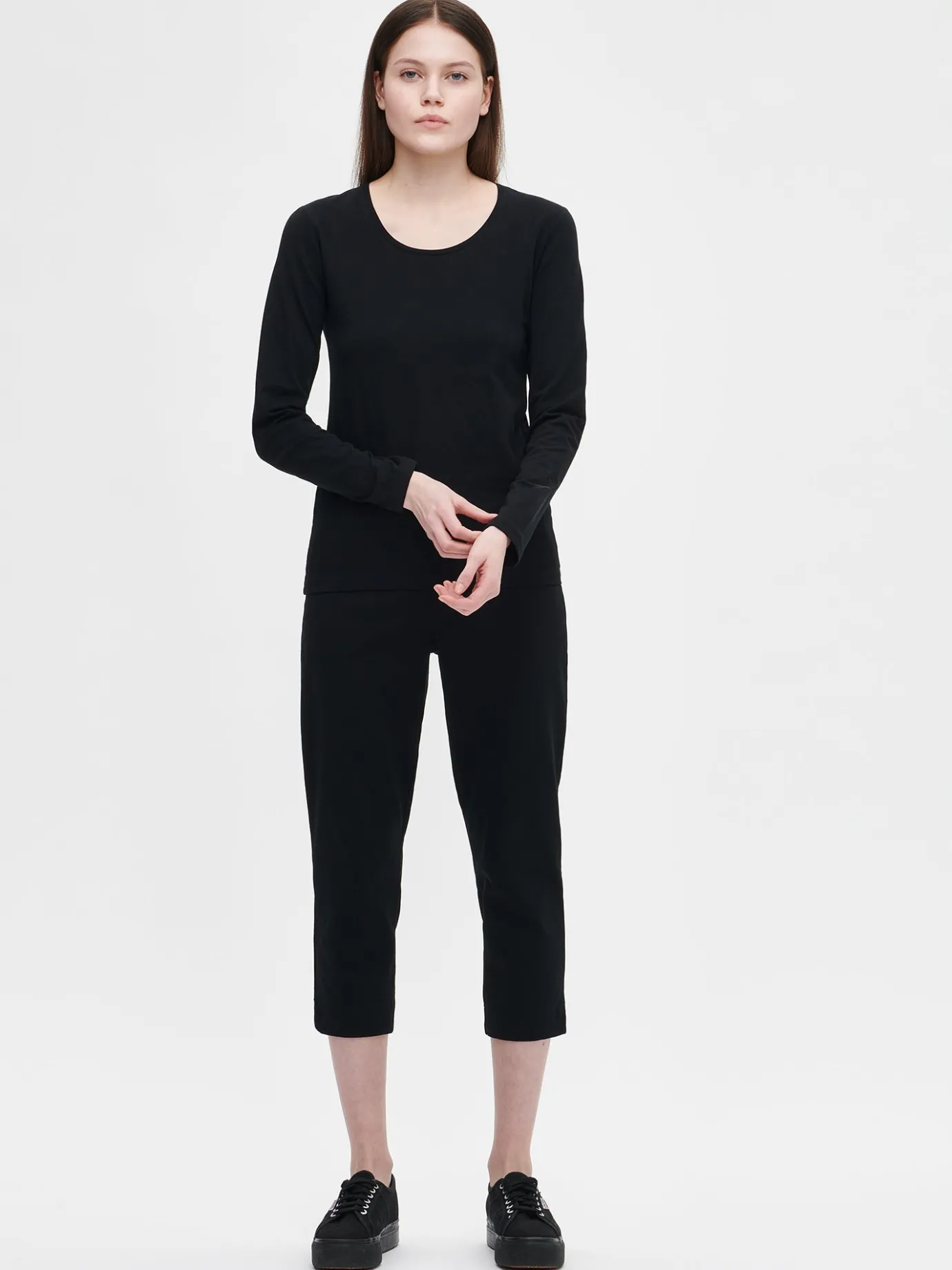 Basics|Housut Ja Farkut-Nanso BASIC 7/8-leggingsit - Musta