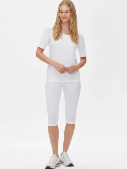 Basics|Housut Ja Farkut-Nanso BASIC 3/4-leggingsit - Valkoinen
