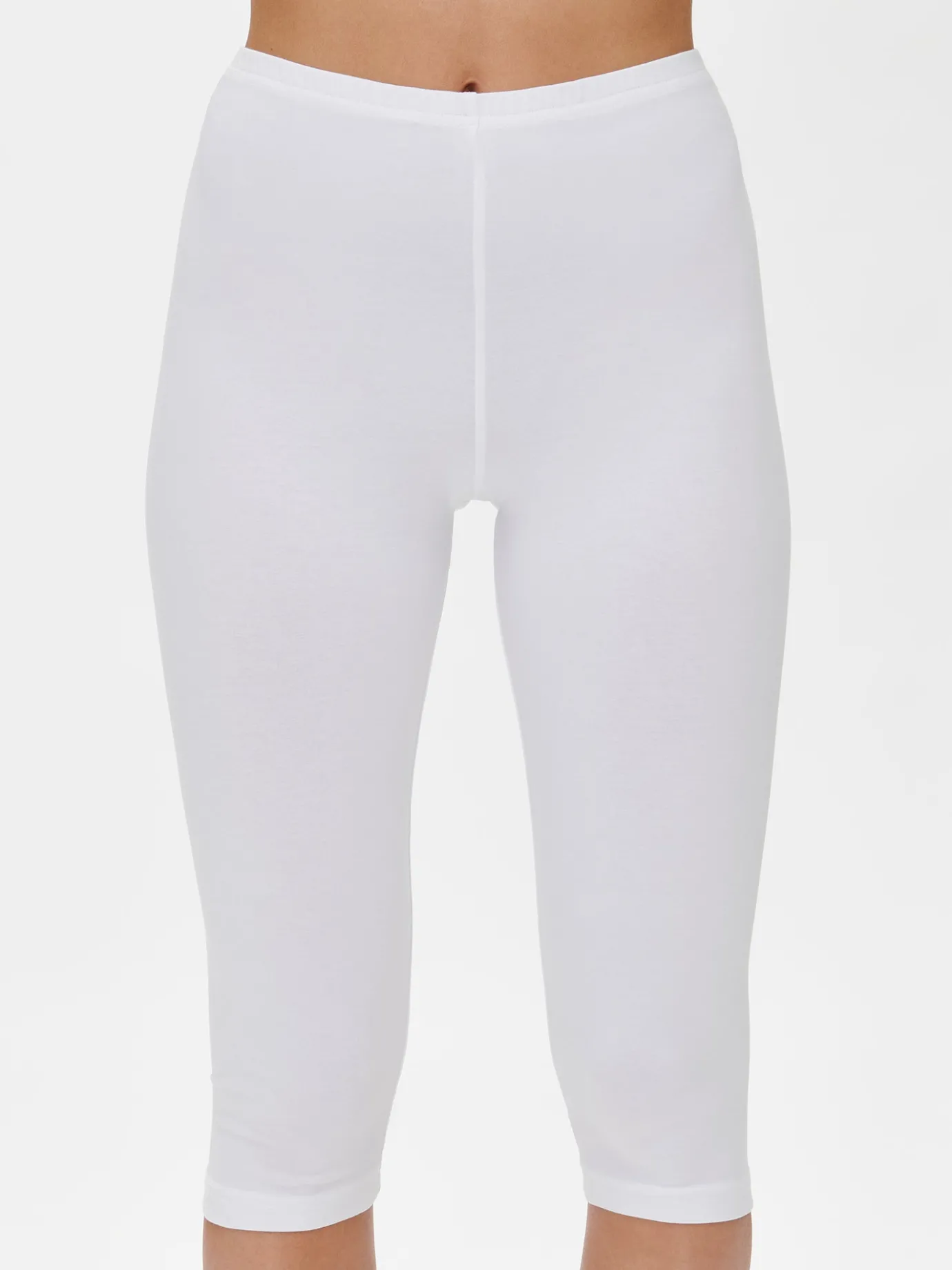 Basics|Housut Ja Farkut-Nanso BASIC 3/4-leggingsit - Valkoinen