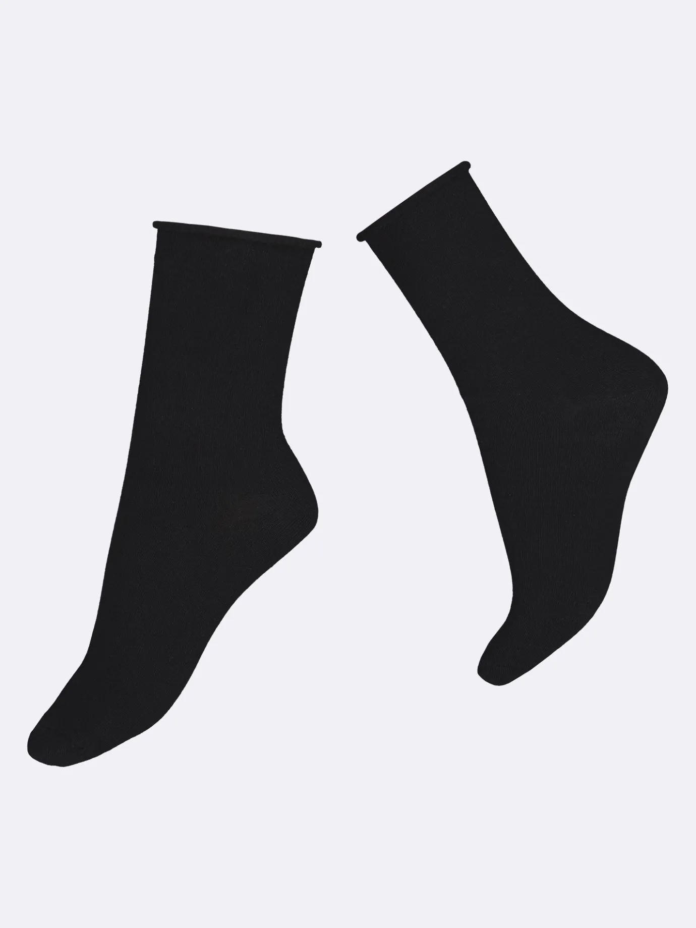 Katso Valikoima|Katso Sukat-Nanso COTTON COMFORT CUFF nilkkasukat - musta Black