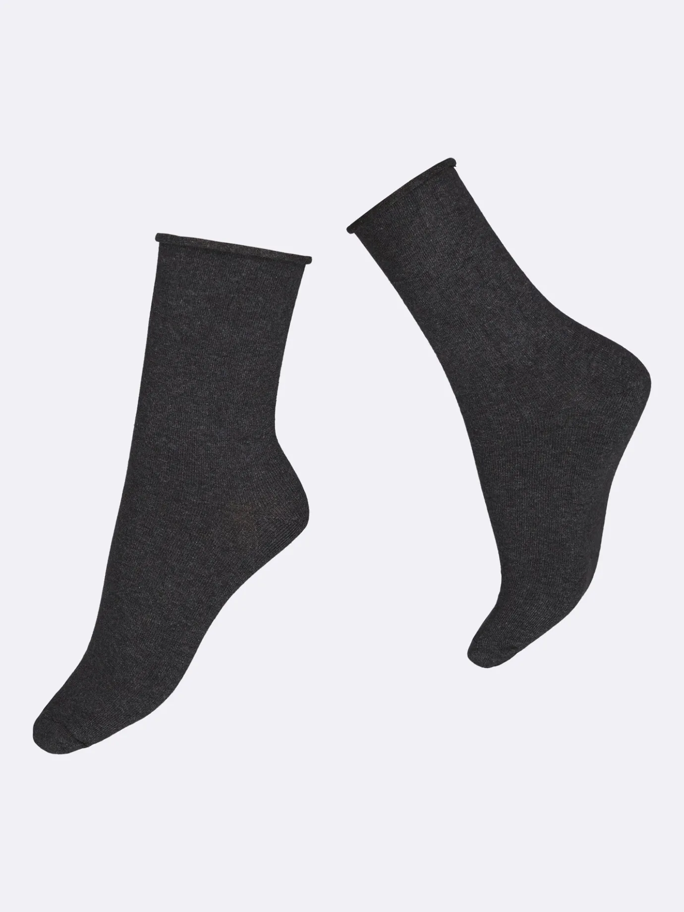 Katso Valikoima|Katso Sukat-Nanso COTTON COMFORT CUFF nilkkasukat - harmaa D.mel.grey