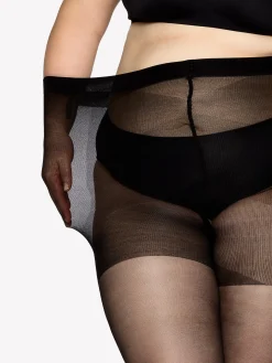 Katso Curvy-Sukkahousut|Katso Valikoima-Nanso CURVY 40 den sukkahousut - musta Black