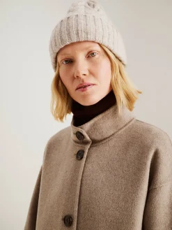 Takit, Jakut Ja Liivit-Nanso ELLE pitkä villakangastakki - Beige
