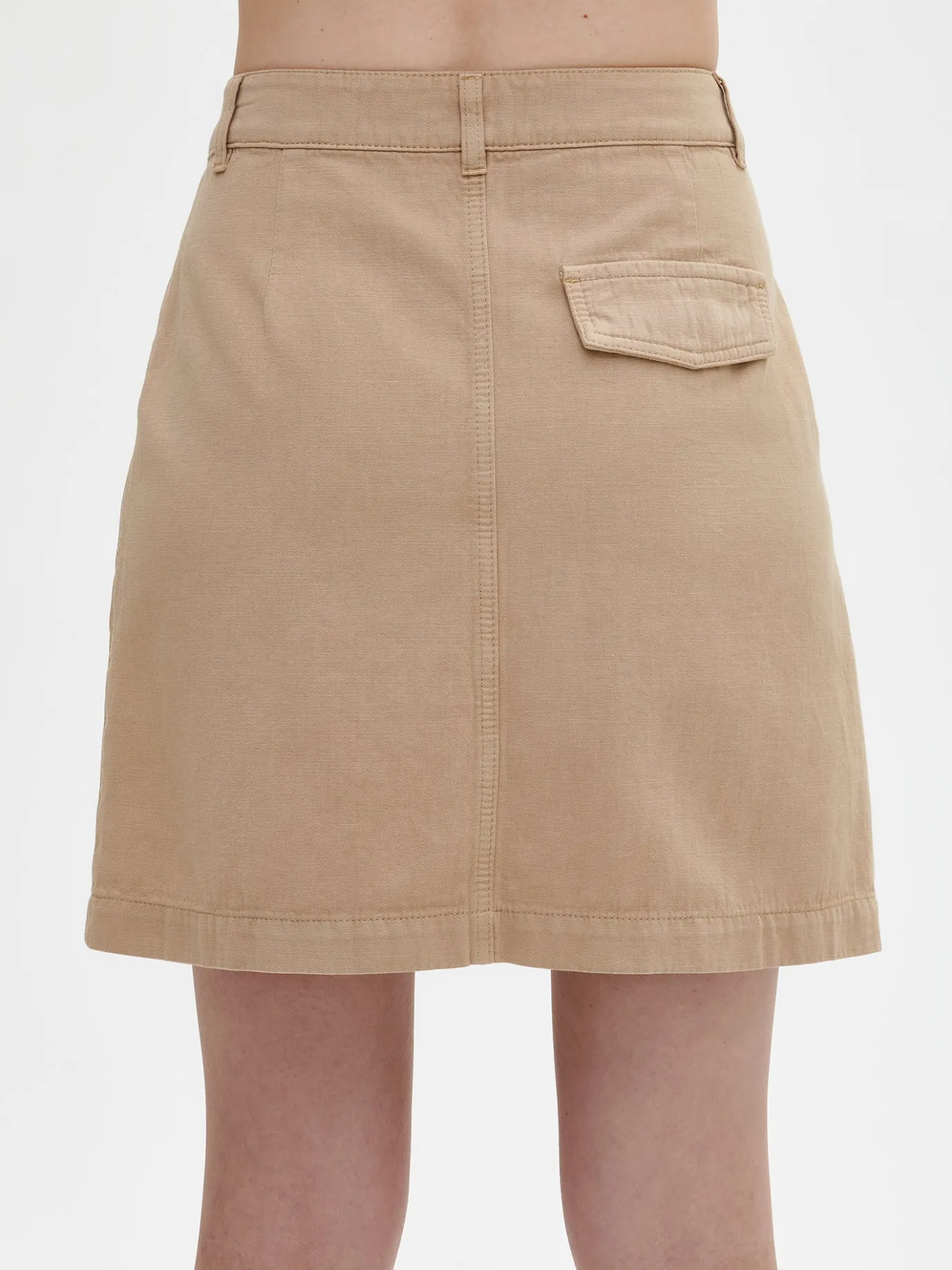 Pellavavaatteet|Hameet-Nanso JATTA hame - Beige