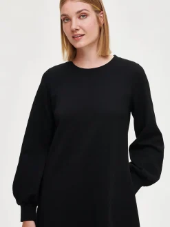 Mekot-Nanso LEIJA pitkä mekko - Musta