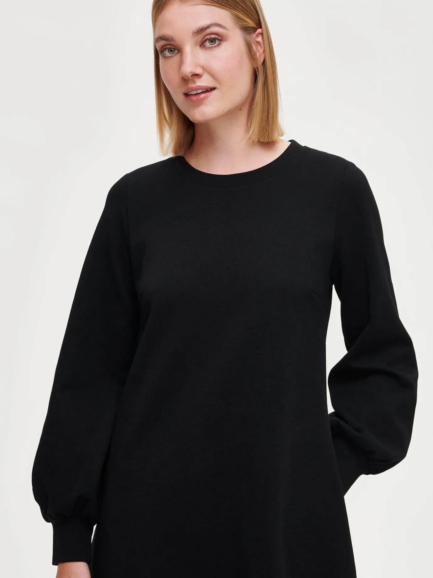 Mekot-Nanso LEIJA pitkä mekko - Musta