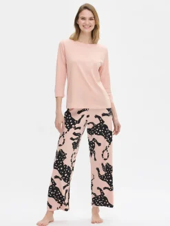 Yöasut Ja Oloasut-Nanso LEONORA pyjama - Vaaleanpunainen