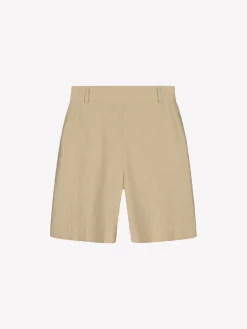Pellavavaatteet|Housut Ja Farkut-Nanso LIINE pellavashortsit - Beige