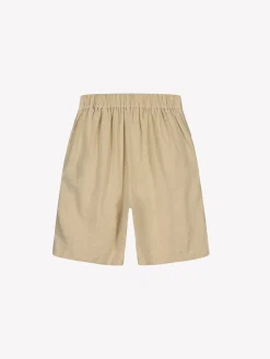 Pellavavaatteet|Housut Ja Farkut-Nanso LIINE pellavashortsit - Beige