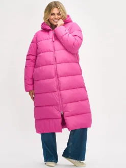 Takit, Jakut Ja Liivit-Nanso LUMI pitkä toppatakki - pinkki Violetti