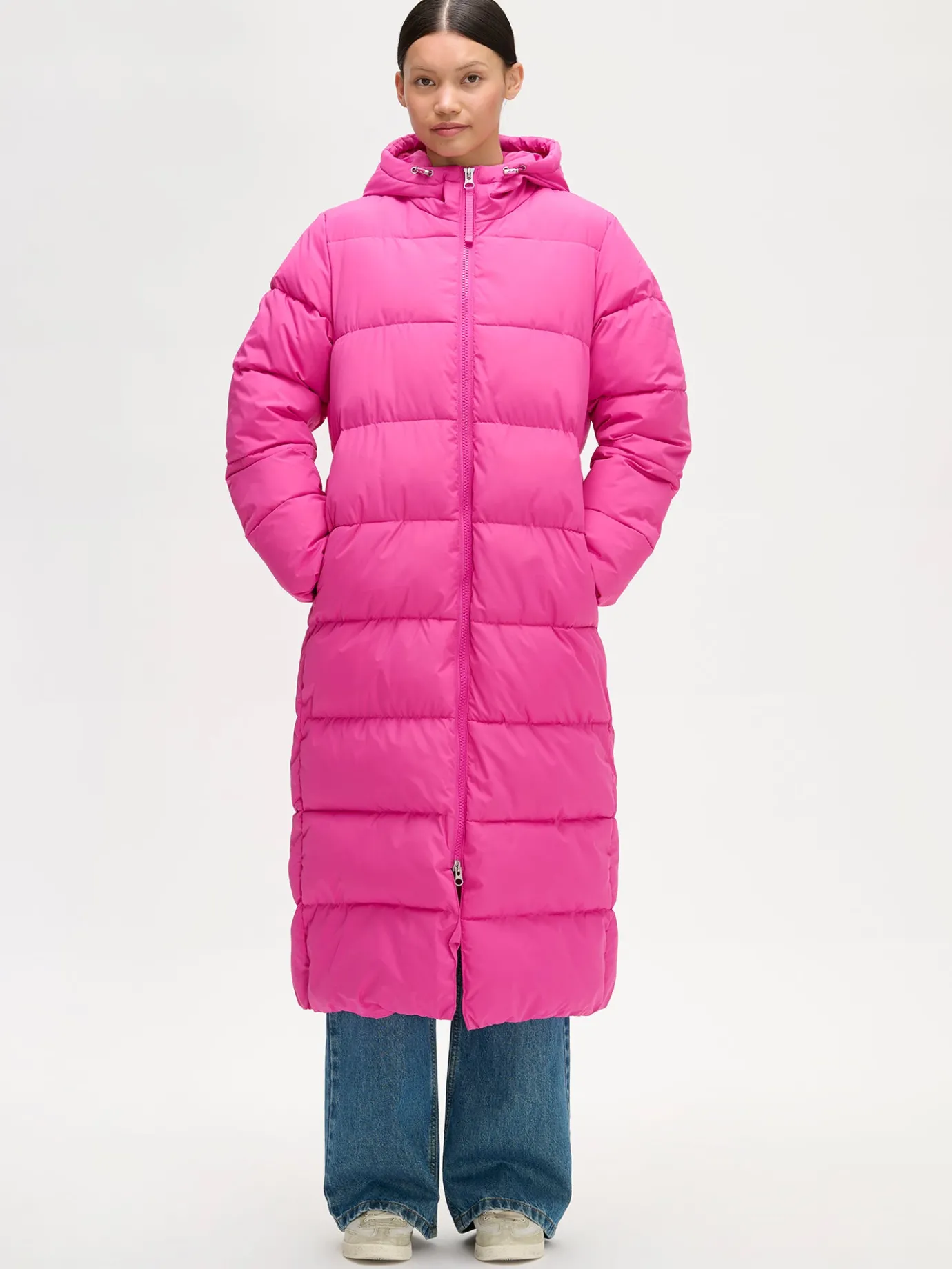 Takit, Jakut Ja Liivit-Nanso LUMI pitkä toppatakki - pinkki Violetti