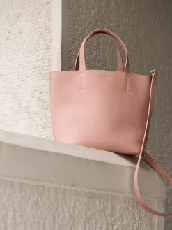 Laukut|Asusteet-Nanso NARU TOTE nahkalaukku - Vaaleanpunainen