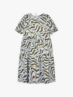 Mekot-Nanso SAVANNA midi kangasmekko - Vaaleansininen