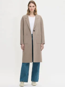 Takit, Jakut Ja Liivit-Nanso YLLE villakangastakki - Beige