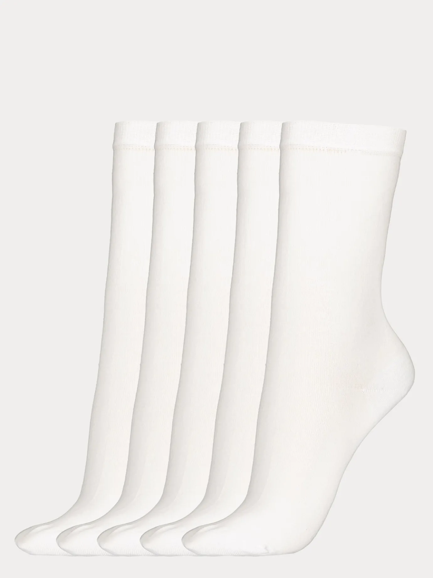 Katso Valikoima|Katso Sukat-Nanso COTTON BASIC nilkkasukat, 5 paria - valkoinen White