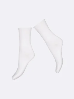 Katso Valikoima|Katso Sukat-Nanso COTTON COMFORT CUFF nilkkasukat - valkoinen White