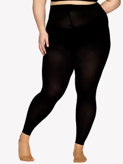 Katso Curvy-Sukkahousut|Katso Valikoima-Nanso CURVY 80 den leggingsit - musta Black