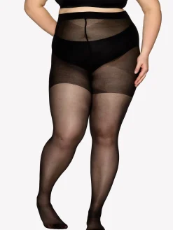 Katso Curvy-Sukkahousut|Katso Valikoima-Nanso CURVY 40 den sukkahousut - musta Black