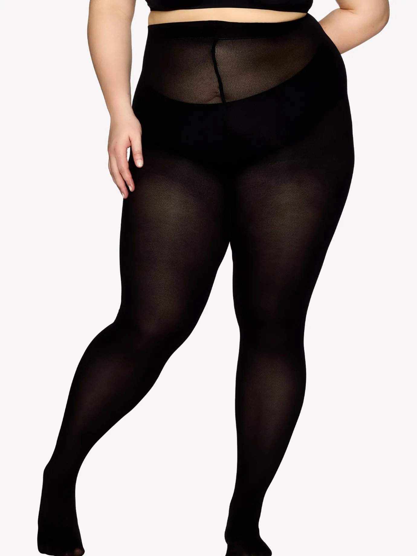 Katso Curvy-Sukkahousut|Katso Valikoima-Nanso CURVY 60 den sukkahousut - musta Black