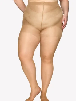Katso Curvy-Sukkahousut|Katso Valikoima-Nanso CURVY 40 den sukkahousut - Suntan