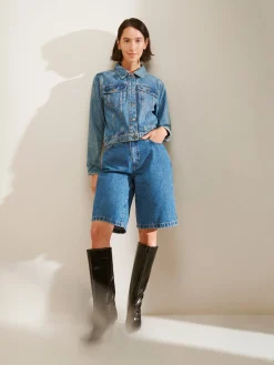Takit, Jakut Ja Liivit-Nanso DENIM farkkutakki - Sininen