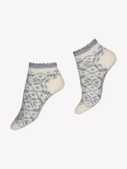 Katso Valikoima|Katso Sukat-Nanso EVA WOOL nilkkasukat - Luonnonvalkoinen