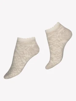 Katso Valikoima|Katso Sukat-Nanso EVA WOOL nilkkasukat - Meleerattu beige