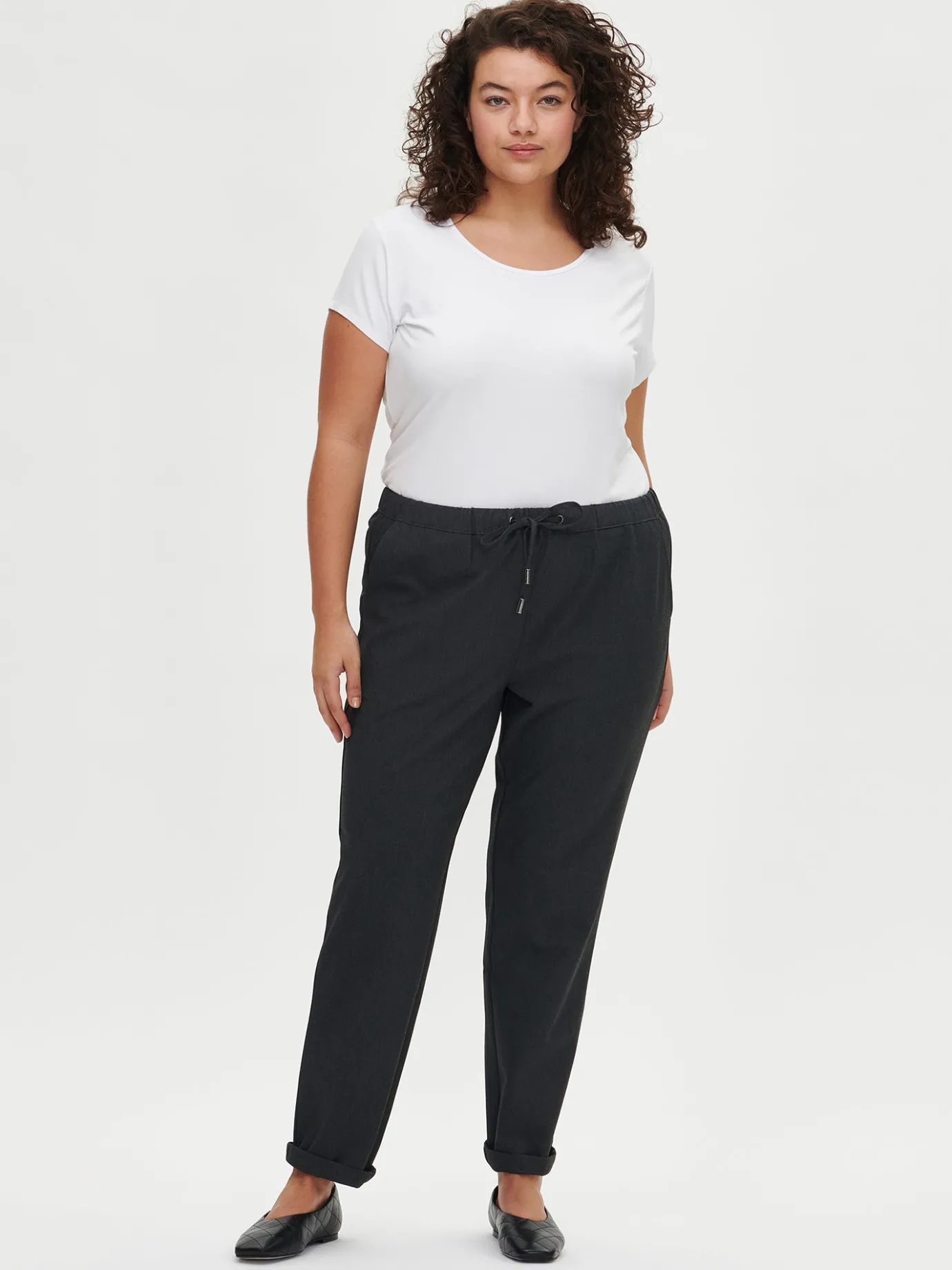 Basics|Housut Ja Farkut-Nanso JOGGERI housut - Harmaa