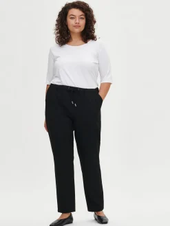 Basics|Housut Ja Farkut-Nanso JOGGERI housut - Musta