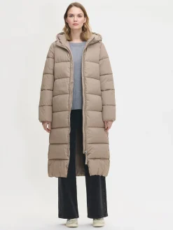 Takit, Jakut Ja Liivit-Nanso LUMI pitkä toppatakki - Beige
