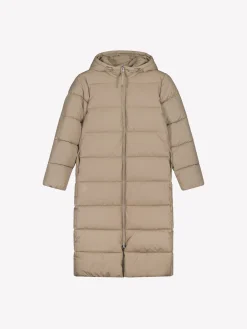 Takit, Jakut Ja Liivit-Nanso LUMI pitkä toppatakki - Beige