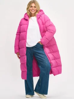 Takit, Jakut Ja Liivit-Nanso LUMI pitkä toppatakki - pinkki Violetti