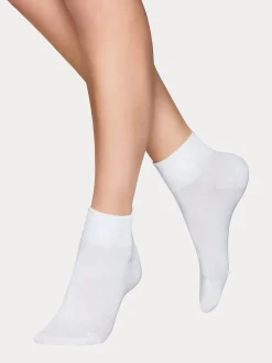 Katso Valikoima|Katso Sukat-Nanso LYOCELL SNEAKER sukat, 2 paria - valkoinen White