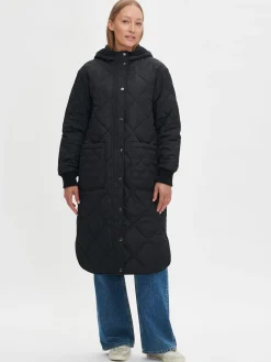 Takit, Jakut Ja Liivit-Nanso MAXI HOOD tikkitakki - Musta