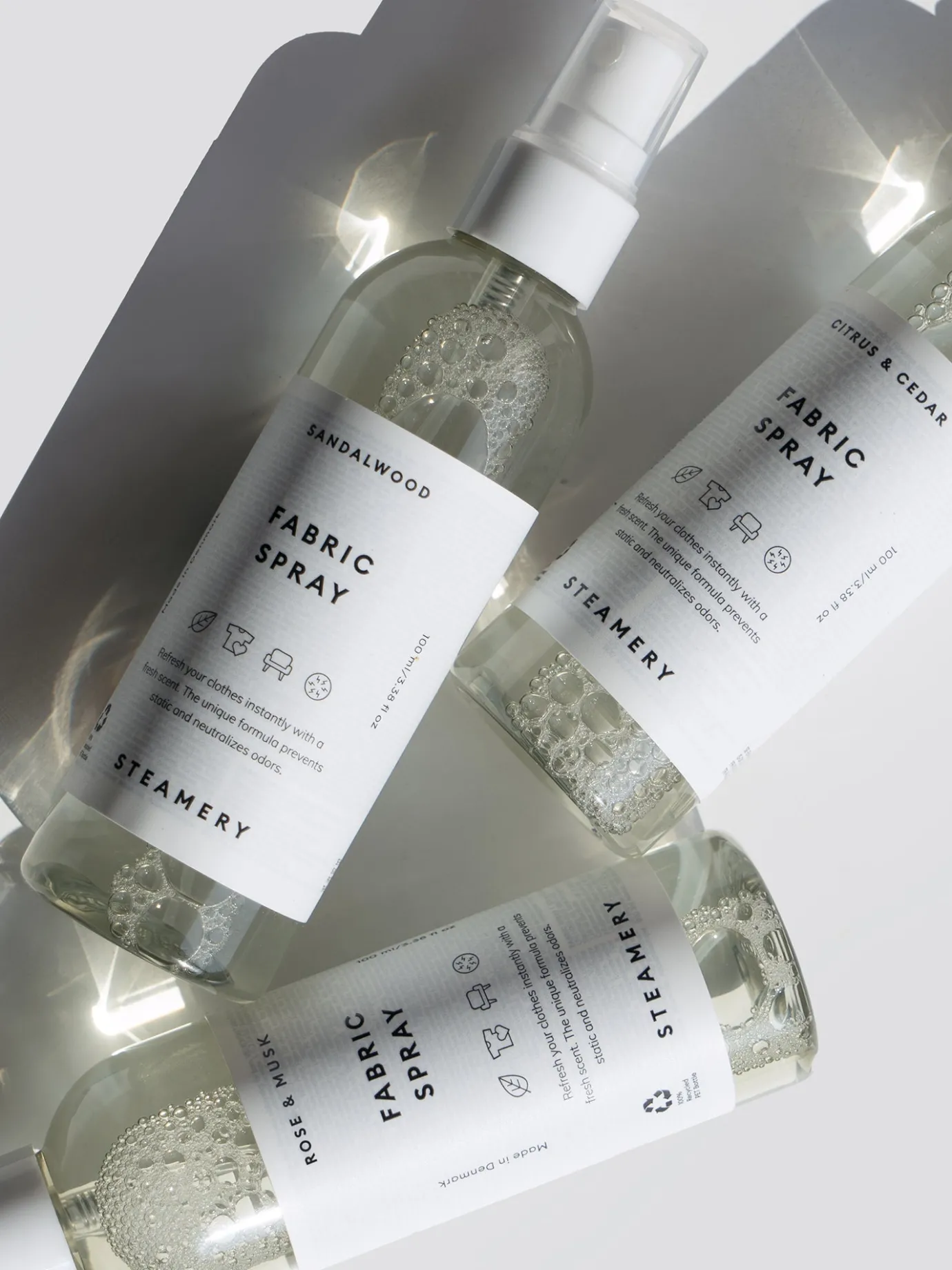 Steamery - Vaatehuoltotuotteet-Nanso STEAMERY Tekstiilisuihke - Sandalwood